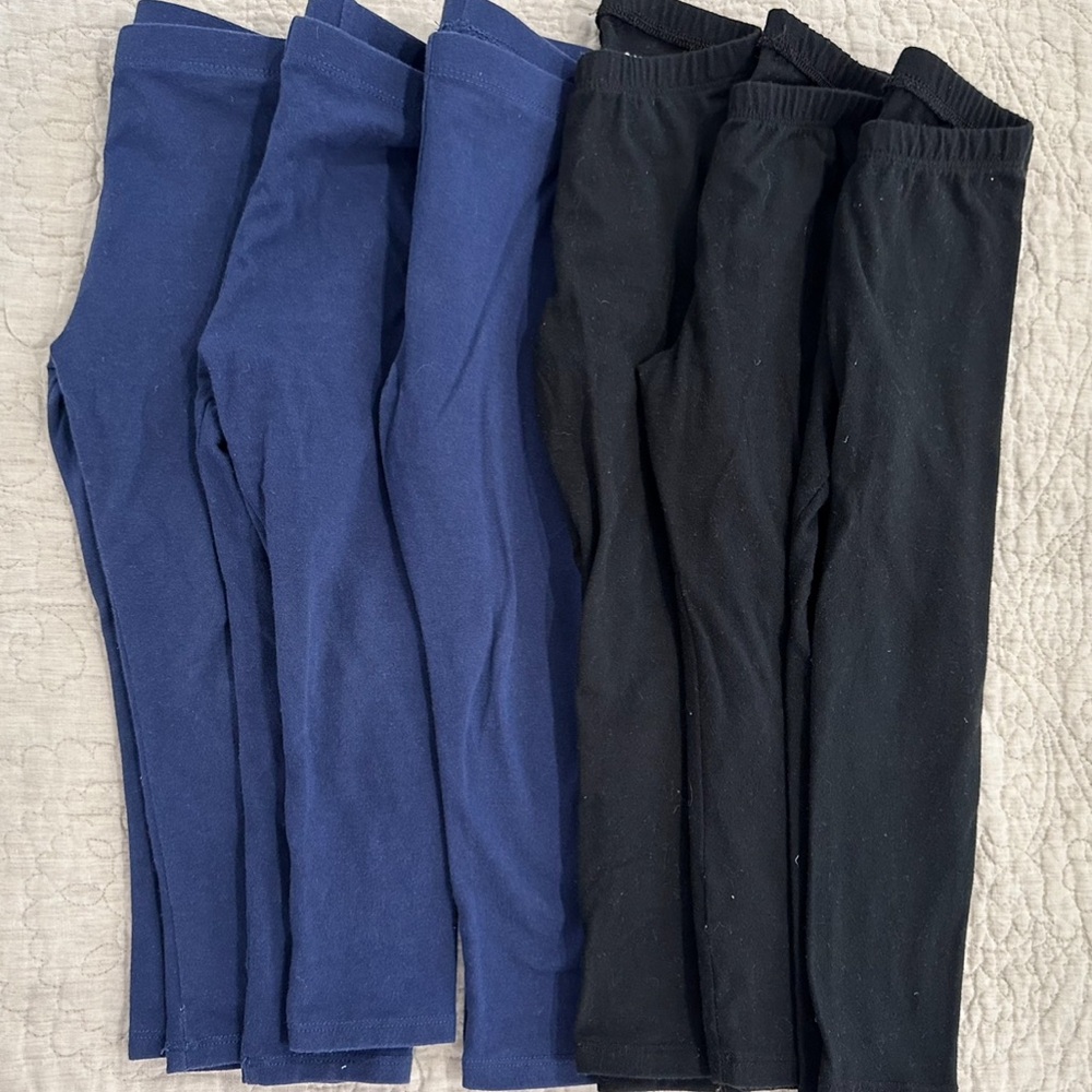 6 Pairs of Cat and Jack Leggings - Size 3T